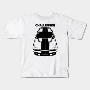 Dodge Challenger 2008-2014 - Black Stripes Kids T-Shirt